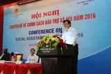 Hội nghị chuyên đề về chính sách bảo trợ xã hội năm 2016