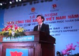 Bộ trưởng Đào Ngọc Dung dự Lễ kỷ niệm Ngày Công tác xã hội Việt Nam 2017