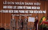 Phong tặng, truy tặng danh hiệu Anh hùng lực lượng vũ trang nhân dân cho cựu thanh niên xung phong 