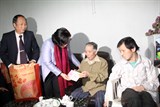 Bộ trưởng Bộ Lao động – TBXH Phạm Thị Hải Chuyền thăm và tặng quà các đối tượng có hoàn cảnh đặc biệt khó khăn tỉnh Hà Nam 